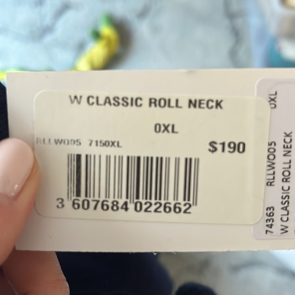 🌸New Arrival🌸 Rossignol Women's Ski Wool Sweater Roll Neck Turtleneck - Picture 5 of 5